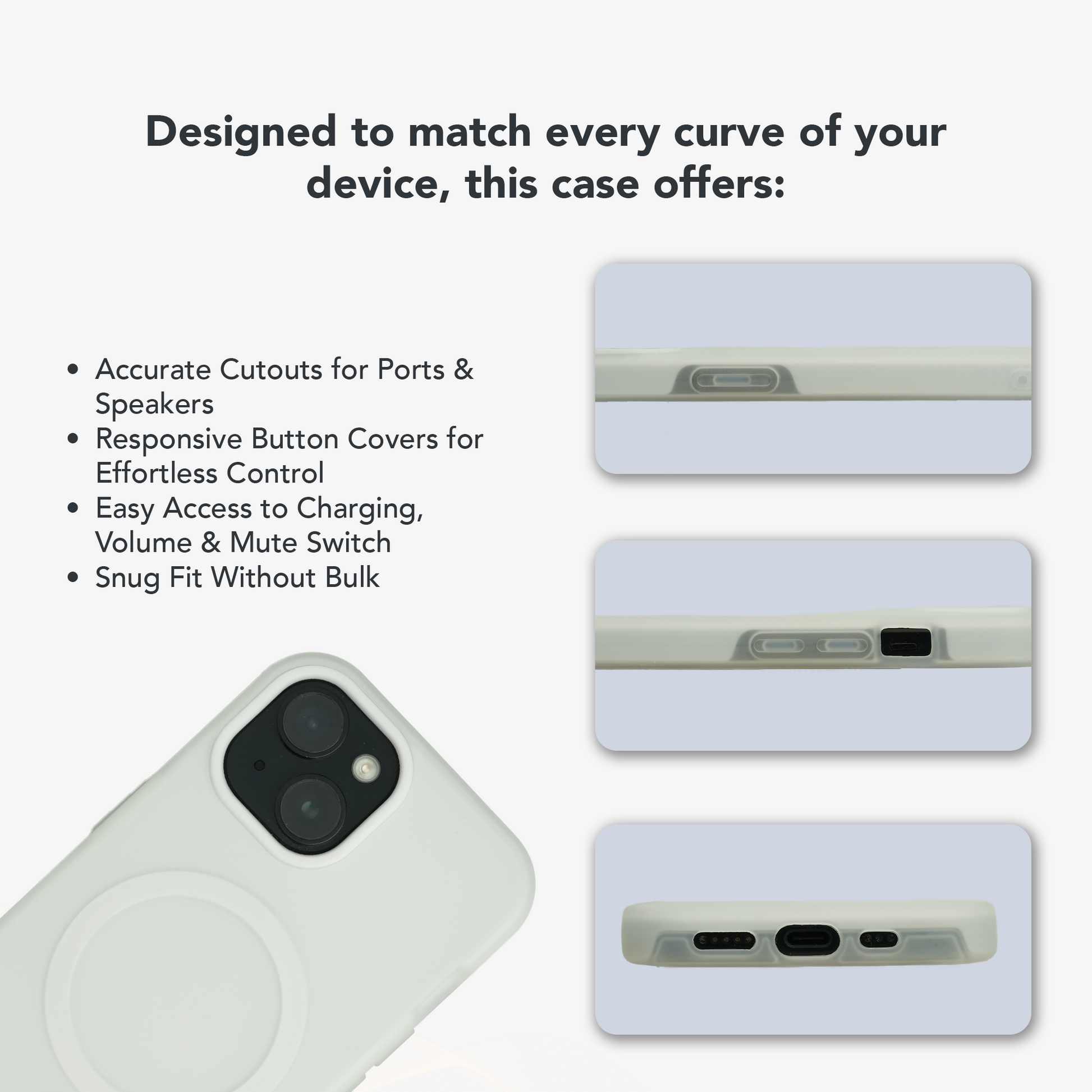 iPhone 15 MagCase – White Edition