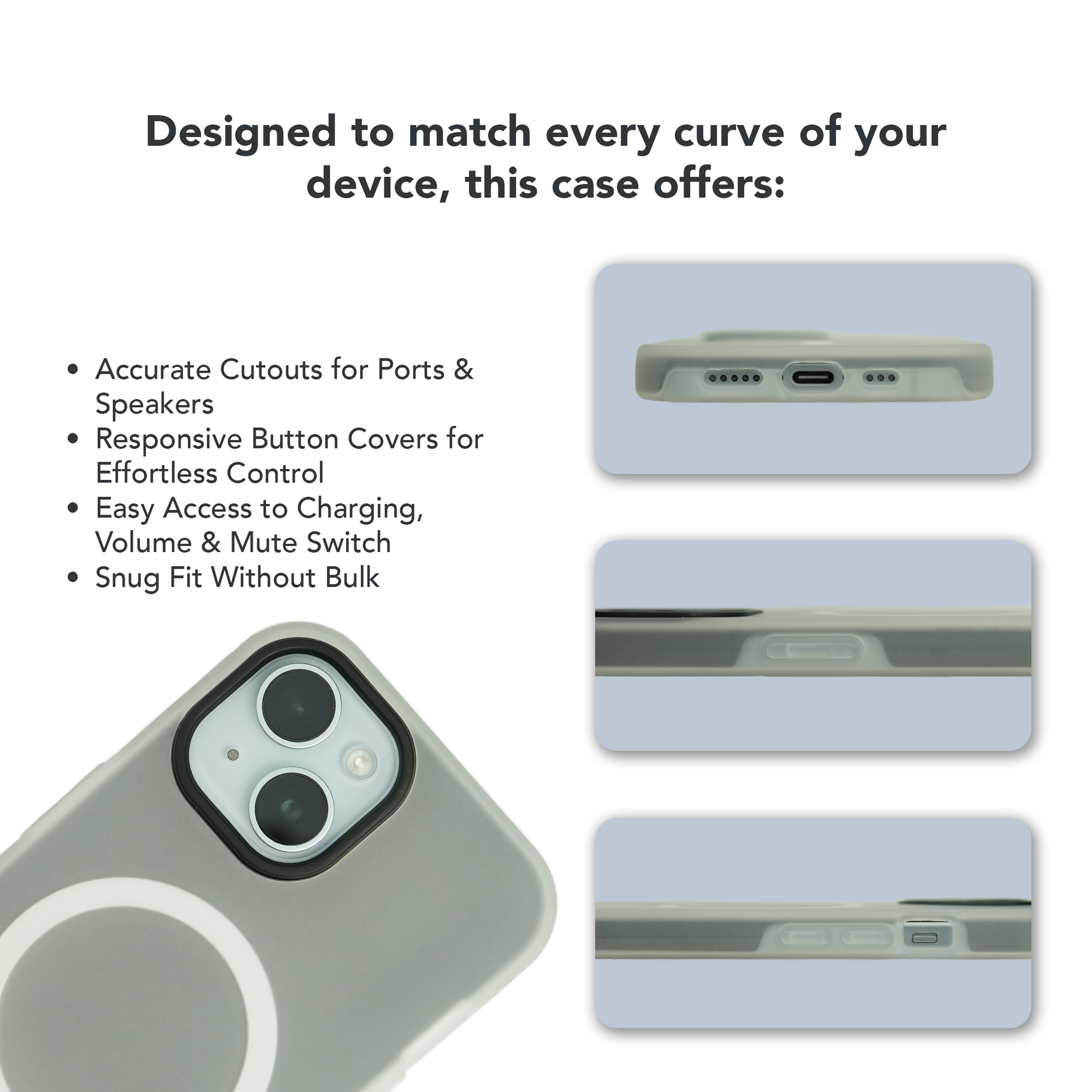 iPhone 15 MagCase – White Edition