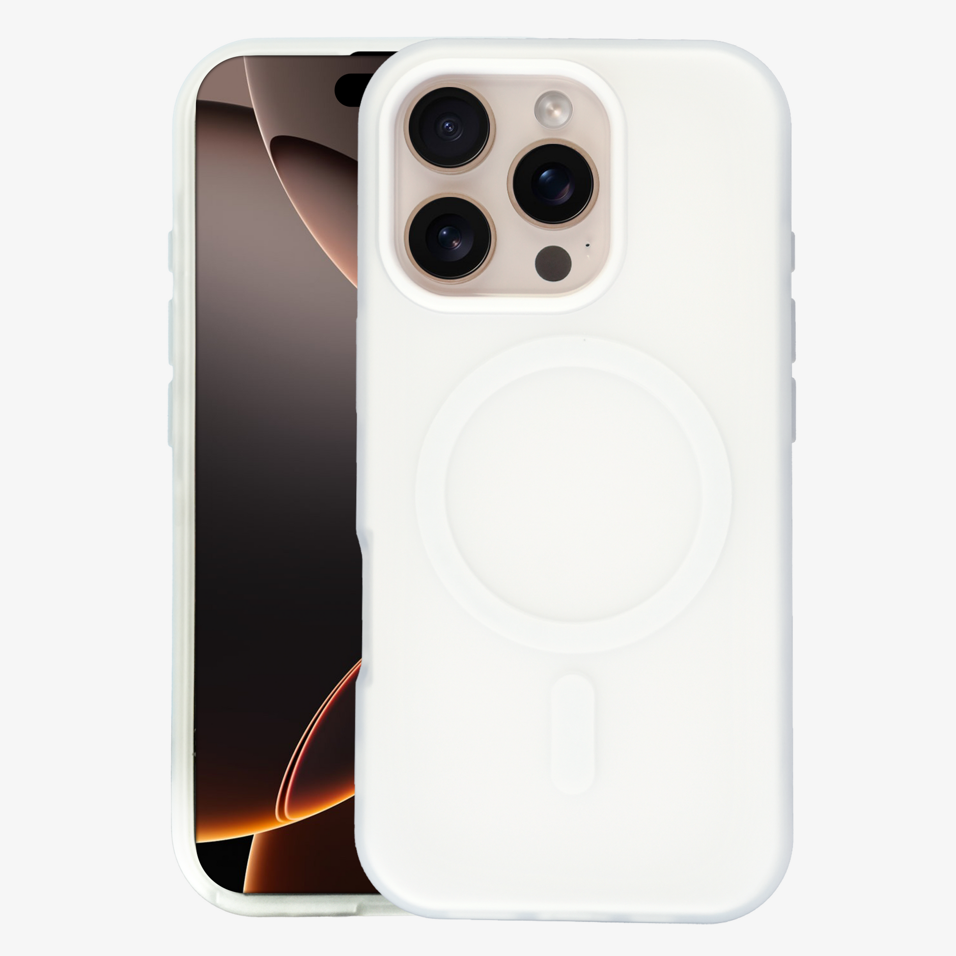 iPhone 16 Pro MagSafe Case – White Edition