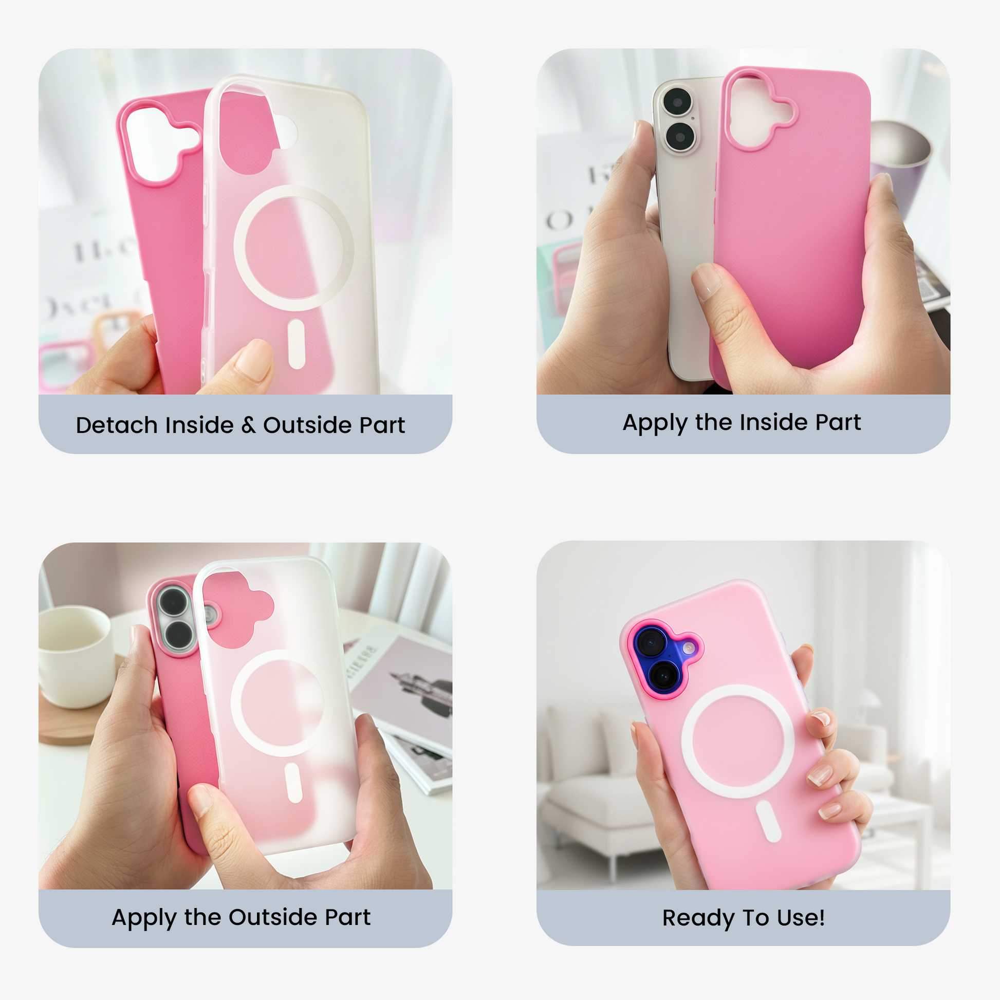 iPhone 16 MagSafe Case – Pink Edition