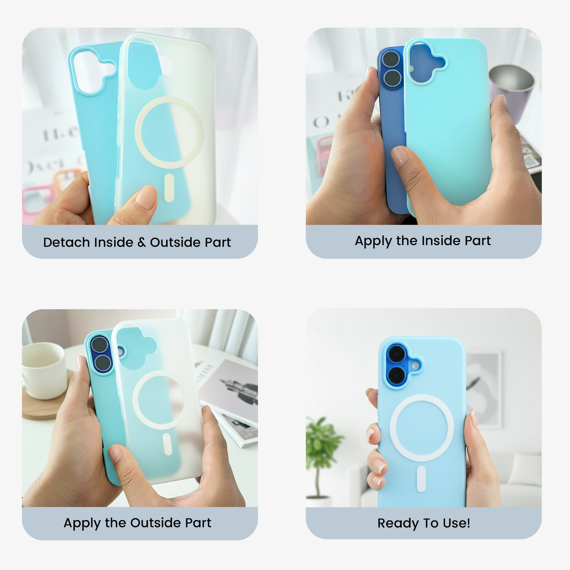 iPhone 16 MagSafe Case – Blue Edition