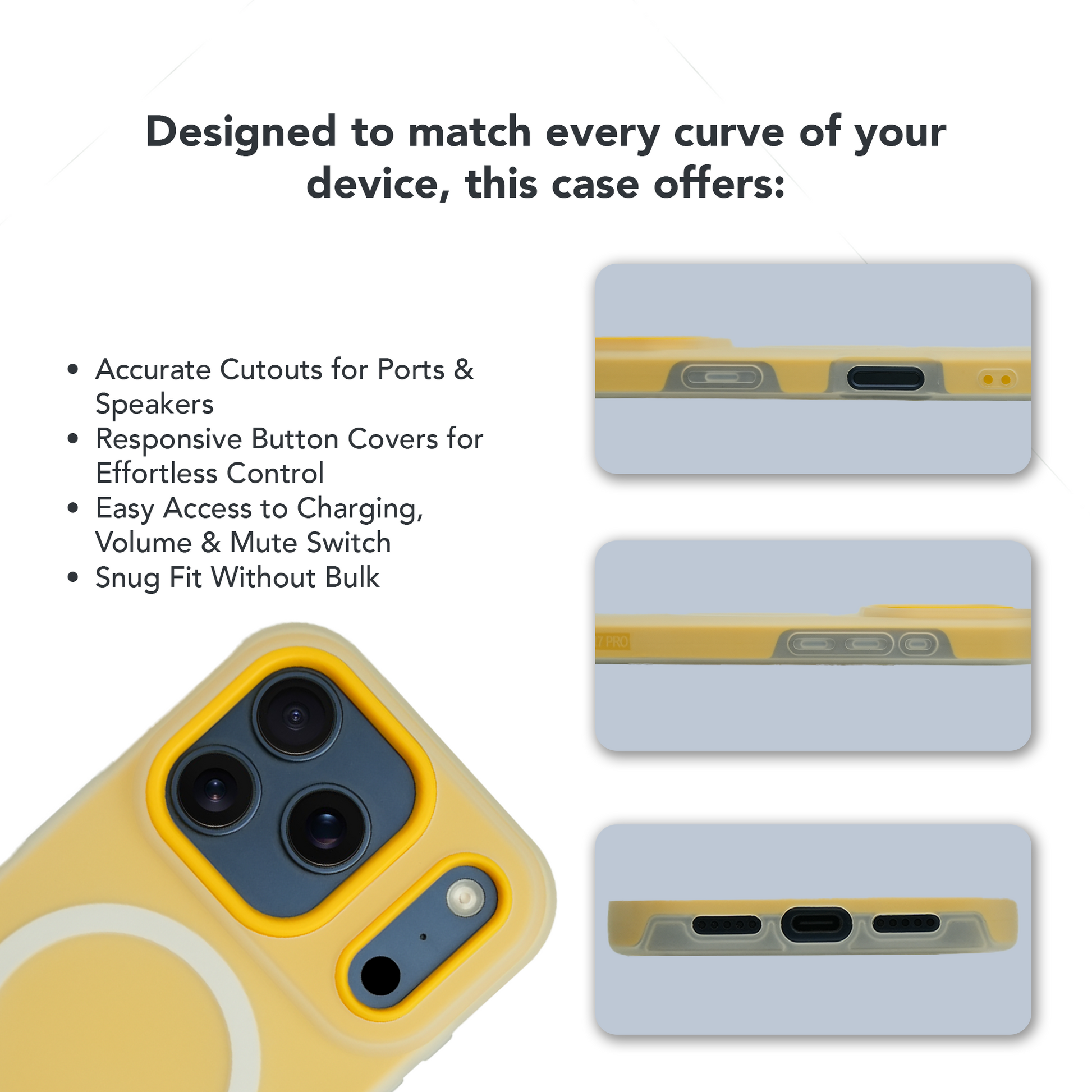 iPhone 17 Pro Max MagCase – Yellow Edition