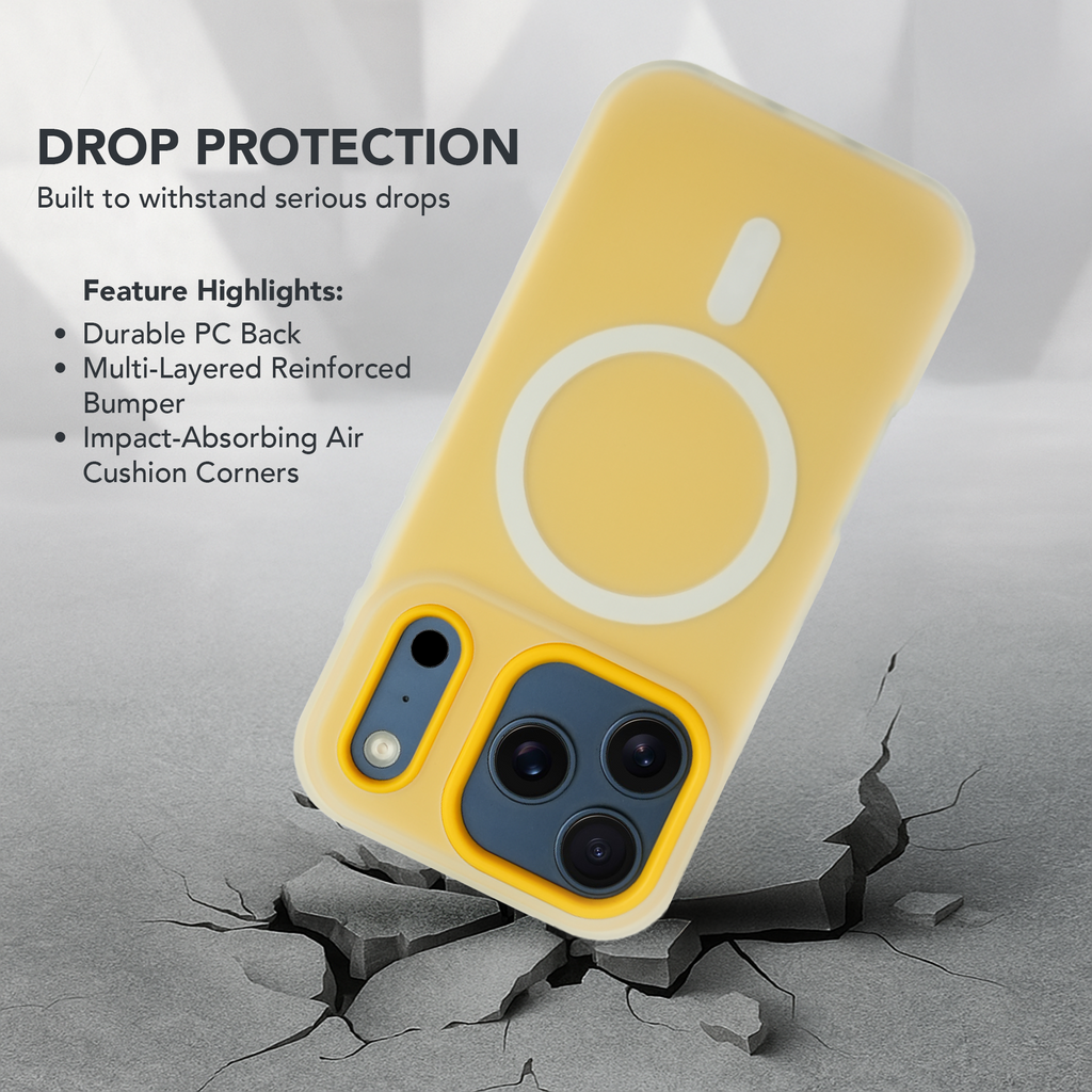 iPhone 17 Pro Max MagCase – Yellow Edition