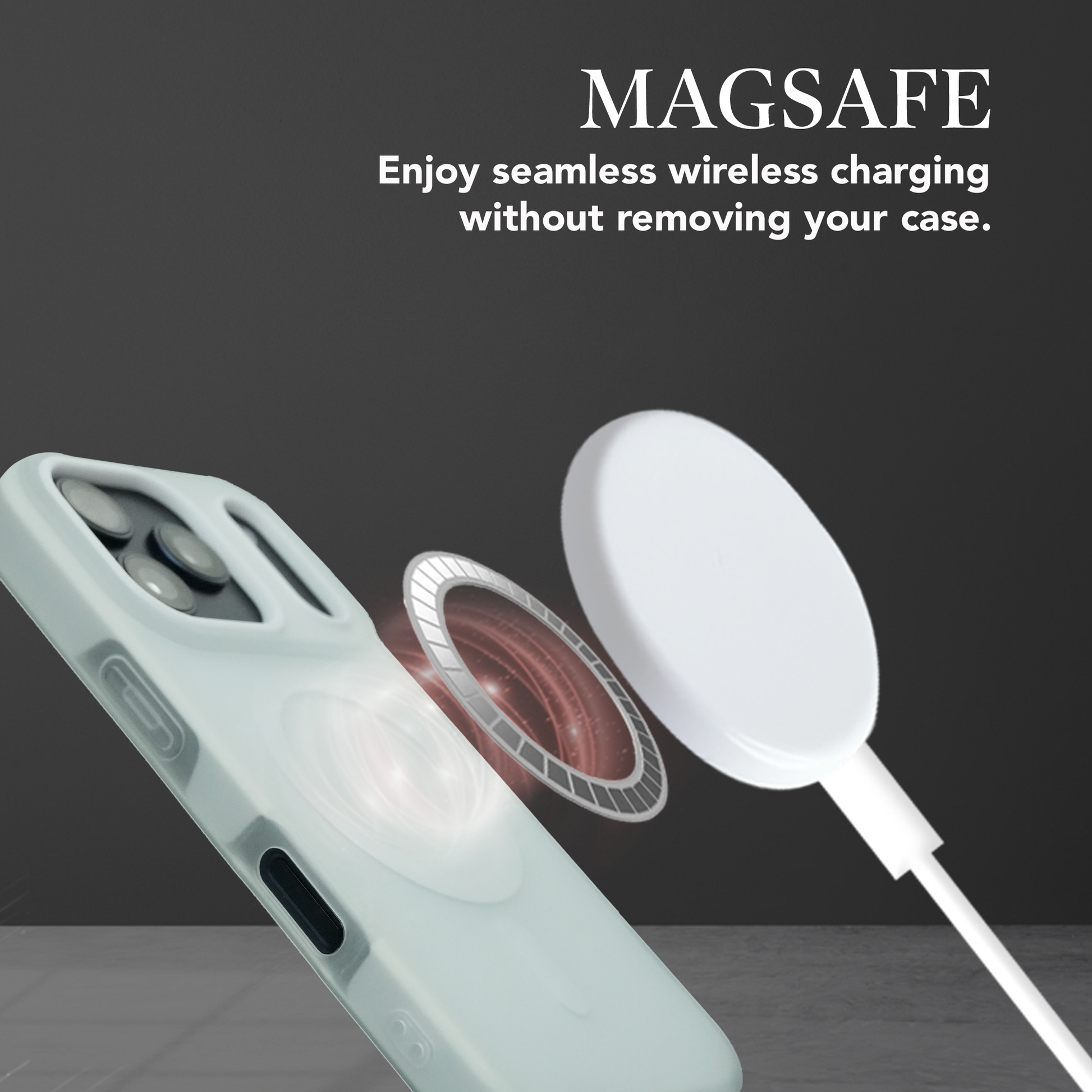 iPhone 17 Pro MagSafe Case – White Edition