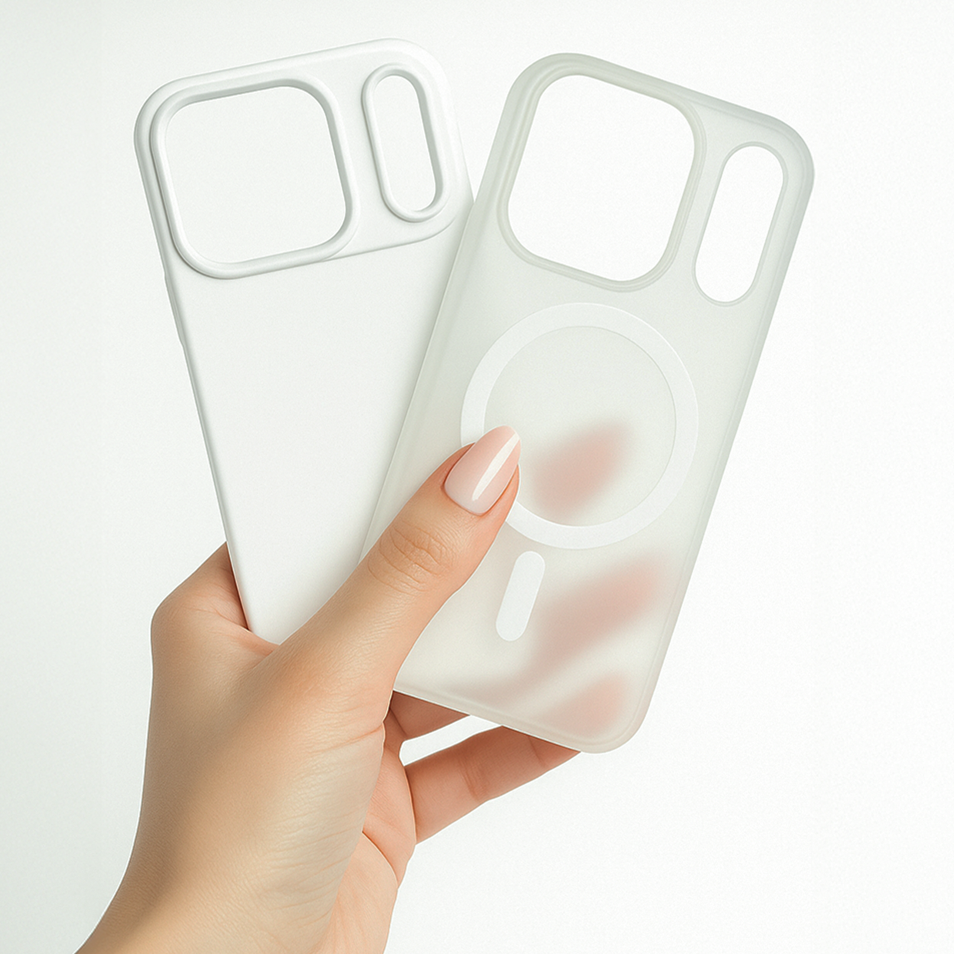 iPhone 17 Pro MagSafe Case – White Edition