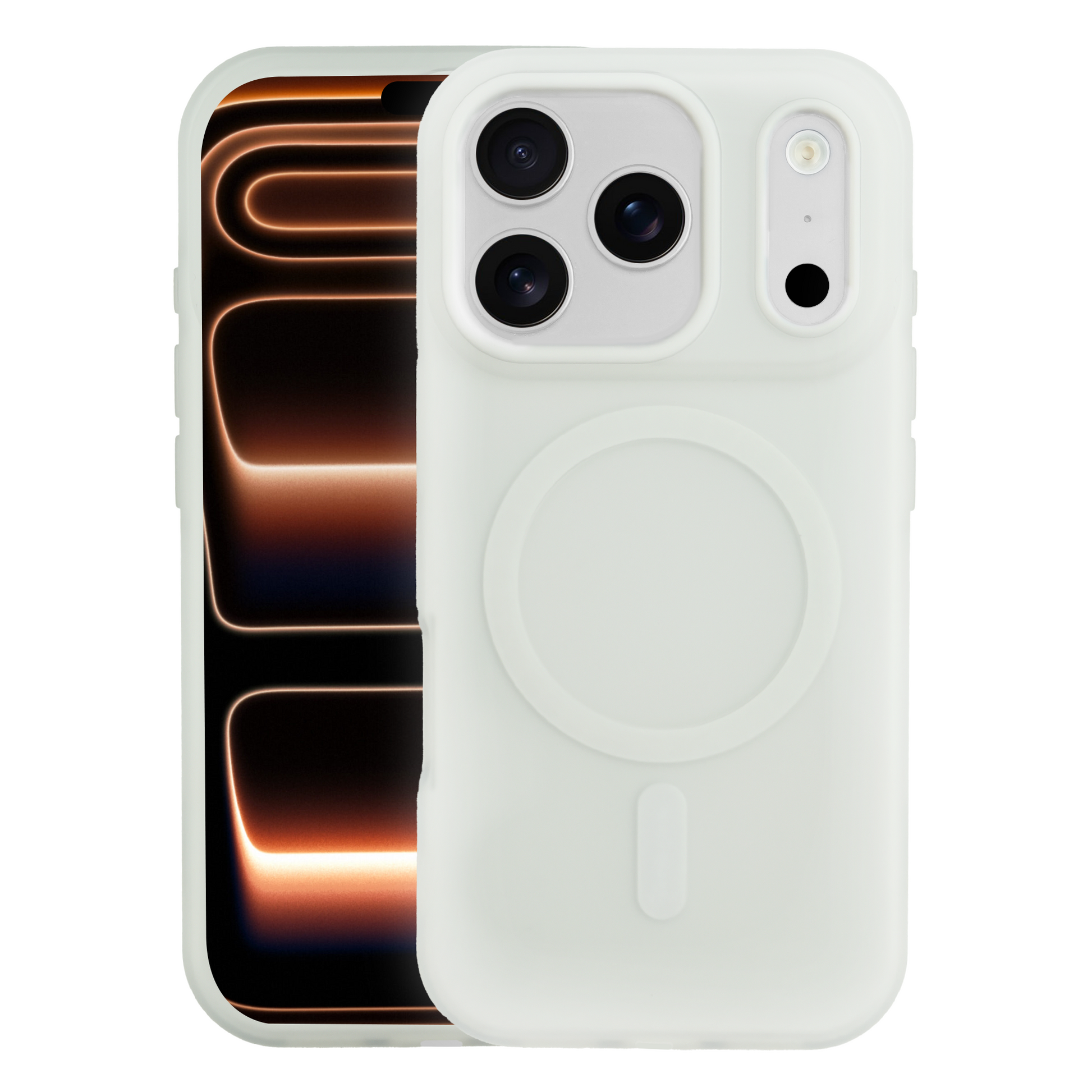 iPhone 17 Pro MagSafe Case – White Edition