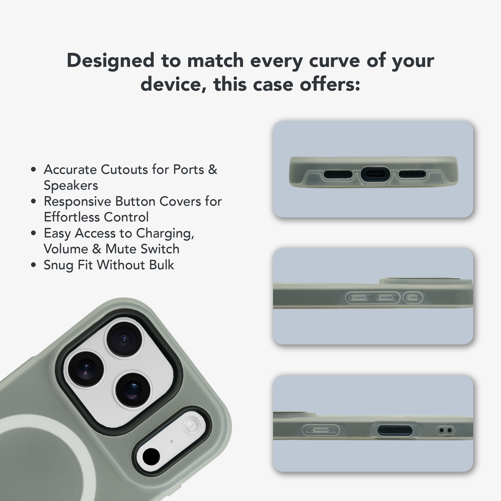 iPhone 17 Pro MagSafe Case – Black Edition