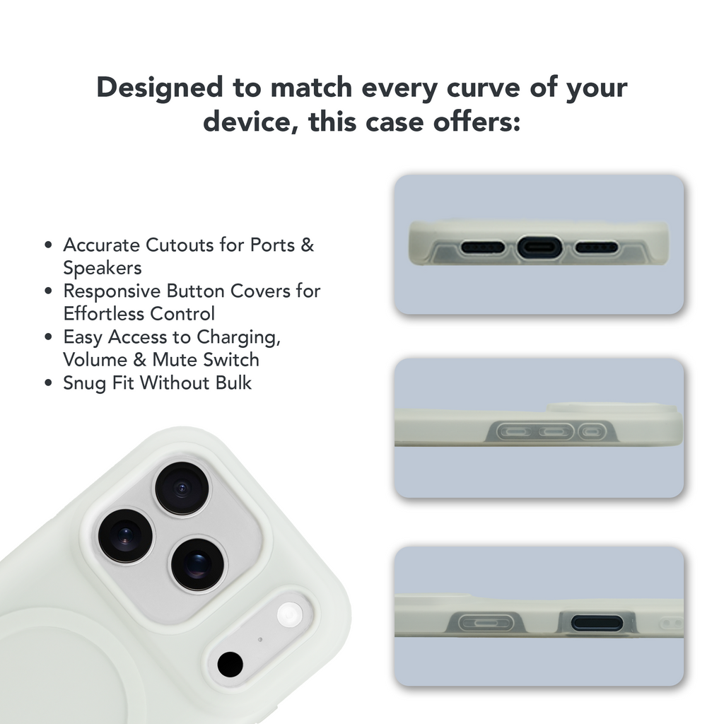 iPhone 17 Pro Max MagSafe – White Edition